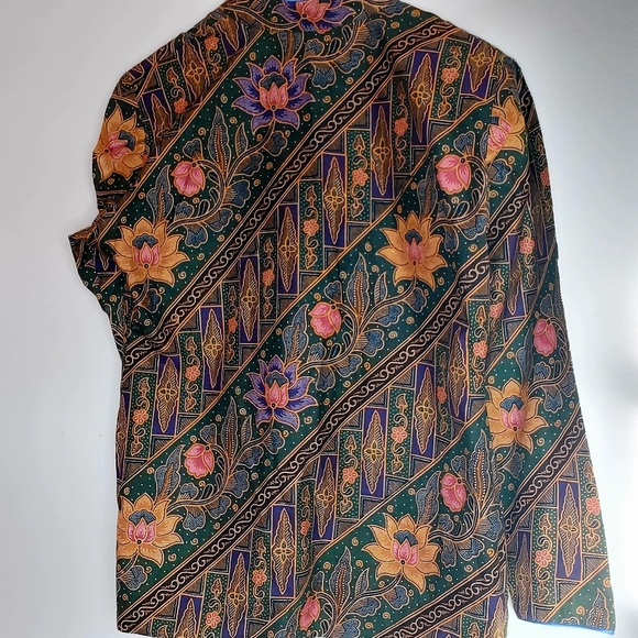 Cotton batik-style jacket - Picture 5 of 11